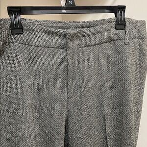 Banana Republic Women’s Black and beige Herringbone Pants